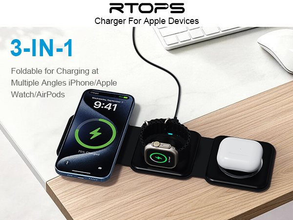 wireless charger in working desk