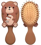 DINATIS Hair Brush Mini Toddler Hair Brush Detangler Brush Kids Detangling Hairbrush Soft Massage...