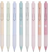 BLIEVE - Pastel Colored Gel Pens With Cool Matte Finish, Aesthetic and Cute Pens With Smooth Writ...