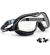 Swim Goggles No Leaking Anti-Fog Pool Goggles Swimming Goggles for Adult Men Women Youth, UV Prot...