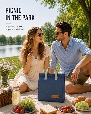lunch bag for picnic in the park
