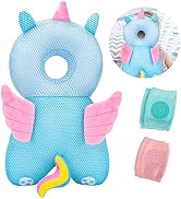 Toddler Baby Head Protection & Baby Knee Pads for Crawling and Walking, Babies Head Safety Pad Cu...