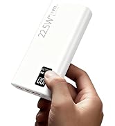 FUNNYPANDA 20000mAh Portable Charger, 22.5W USB C in & Out Power Bank Fast Charging, PD 3.0+QC 4....