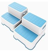 ZLMHYYM Toddler Step Stool for Bathroom Sink, 2 Pack Step Stool for Kids, Plastic Potty Training ...