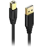 Lumenzi USB 3.0 A to B Cable Male to Male | High-Speed Data Transfer Cord for PC, Laptop, Printer...