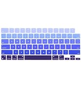 ProElife Keyboard Cover Skin for MacBook Air 13.6 inch 2022 Apple M2 Chip (Model: A2681), Ultra T...