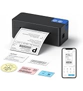 ETIKEZ Bluetooth Thermal Shipping Label Printer, 4x6 Portable Thermal Printer, Compatible with iP...