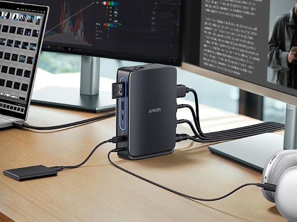 Anker 13-in-1 Docking Station with Detachable Hub