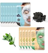 Purederm Deep Purifying O2 Bubble Mask Charcoal & Green tea (15 Pack)