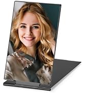 MIRRORNOVA Folding Mirror,Compact Ultra-Slim Small Portable Travel Size Makeup Mirror,Aluminum Sh...