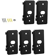 Bedycoon 5 pcs Replacement Wall Mounting Bracket Compatible with Bose SlideConnect WB-50 - Black ...