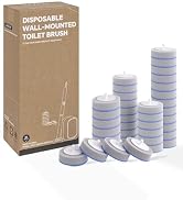 LFBEAR Disposable Toilet Cleaning System - Toilet Wand Kit with 36 High-Performance Refills, Wall...