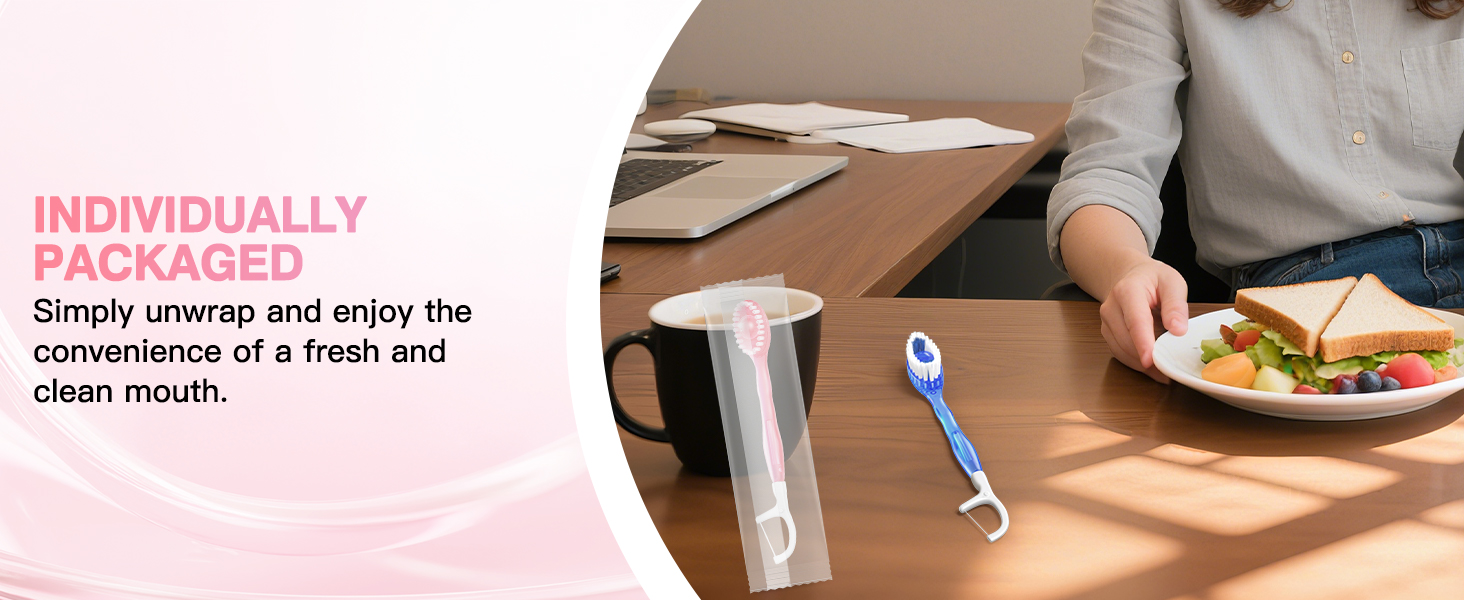 disposable toothbrushes with toothpaste