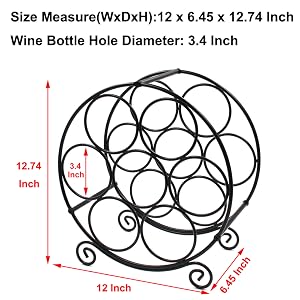 wine racks countertop