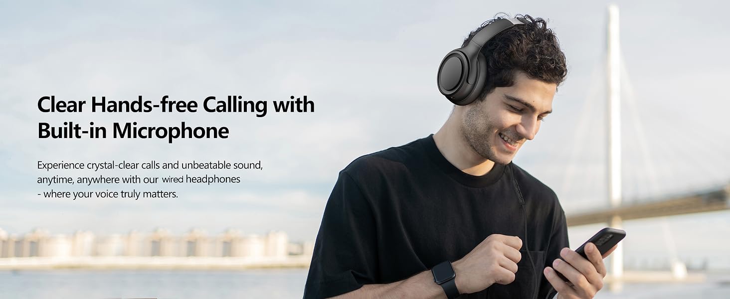 Headphones with mic