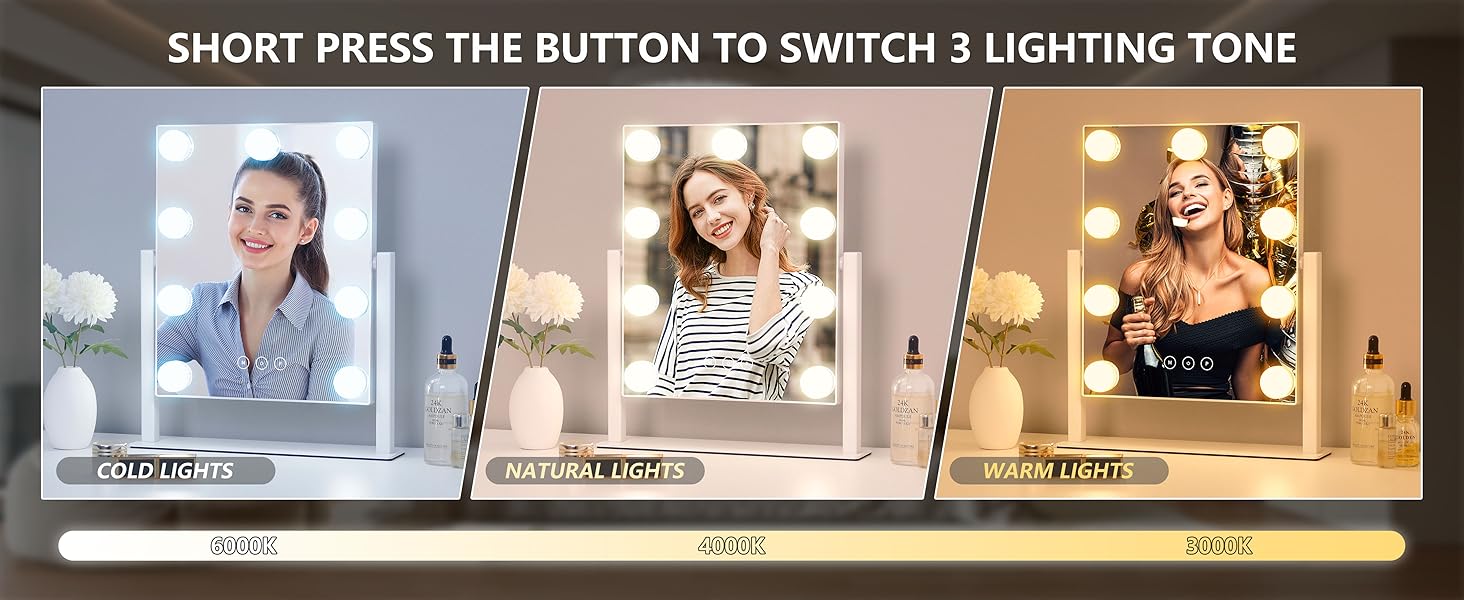 vanity mirror with lights