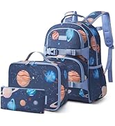 mommore Kids Backpack for Boys Girls 4-8 with Lunch Box Elementary Kindergarten Preschool School ...