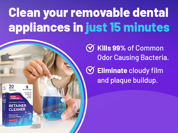 bastion retainer cleaning tablets