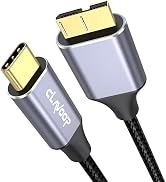 External Hard Drive Cable USB C 1.5FT, 10Gbps Micro B 3.0 to Type C Cord Wire Replacement for Sea...