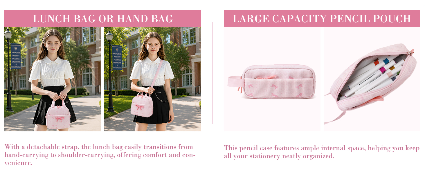 bow backpack for girls