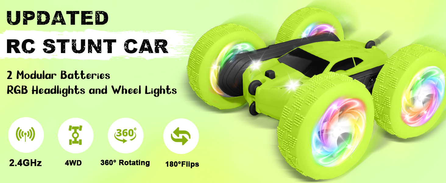UPDATED RC STUNT CAR
