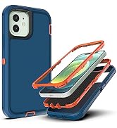 YmhxcY for iPhone 12 Case & iPhone 12 Pro Phone Case Shockproof Dropproof Dust-Proof Drop Proof 3...