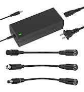 42V 2A Scooter Charger 4 in 1 Removable Connector for 36V Pocket Mod, Sports Mod Lithium Battery ...