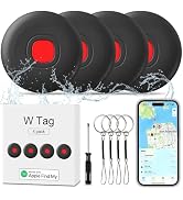 Air Tracker Air 4 Pack Tag Tracker Tag,IP68 Waterproof Smart Tag Locator Keys Finder and Item Loc...