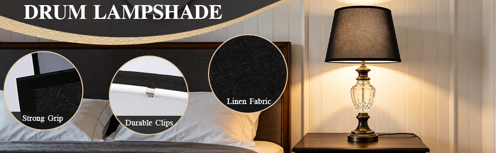 drum lamp shades set of 2
