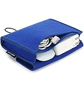 NIDOO Portable Felt Storage Bag, Electronics Accessories Protective Case Pouch for MacBook Power ...