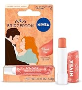 NIVEA Peach Tea Lip Balm, Nourishing Lip Care, Bridgerton Limited Edition Tinted Lip Balm with Pe...