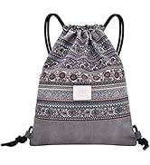 LAKE OF FIRE Drawstring Bags - Lightweight & Compact Bag for Yoga, Gym, Sports, Beach, Travel, an...