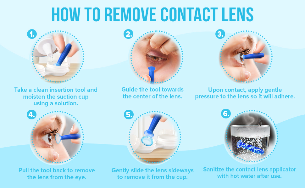 contact lens remover, contact lens, applicator, contact lens insertion tool