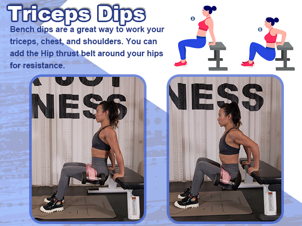 hip thrust weight support belt
