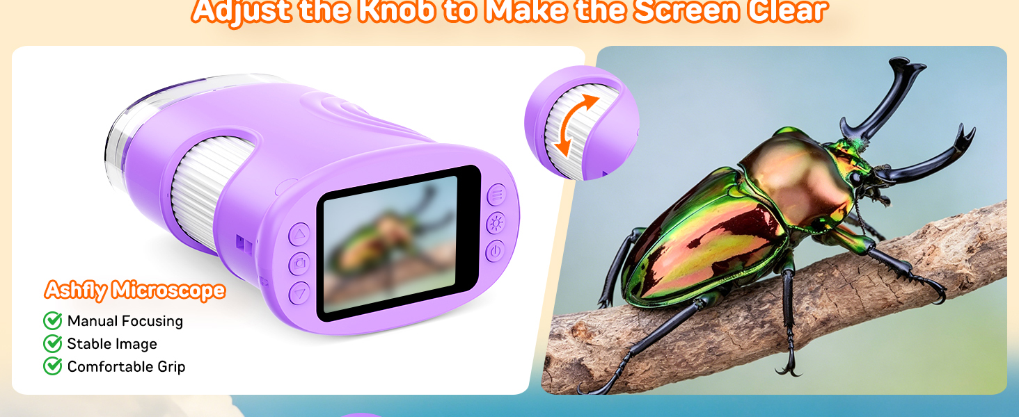 Handheld Digital Microscope for Kids