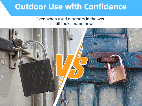 Outdoor combination padlock