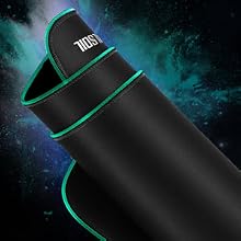 Easily roll up the mouse pad without wrinkles or creases.