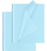 Light Blue Tissue Paper for Gift Bags - 30 Sheets of Light Blue Wrapping Tissue Paper Bulk Packag...