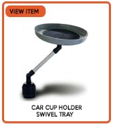 CAR CUP HOLDER SWIVEL TRAY