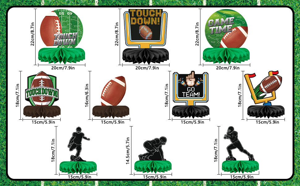 football party decorations