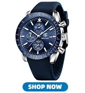 BENYAR Watch for Men Analog Quartz Chronograph Waterproof Luminous Designer Mens Wrist Watches Bu...