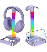 Tascaquin Headphone Stand with Charger,Gaming Headset stand with RGB Light Mode,For Airpod Max St...