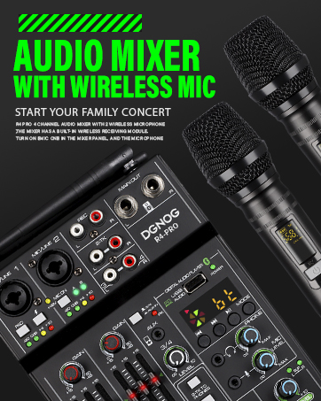 4 Channel Sound Mixer