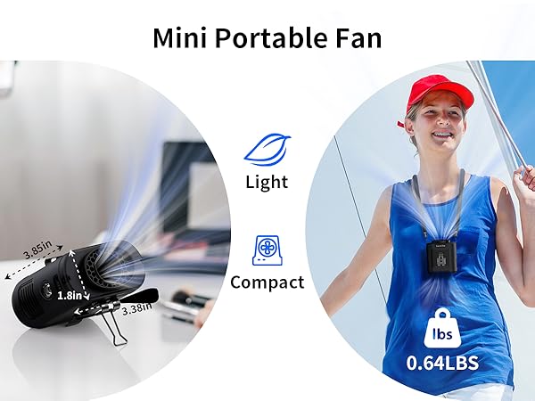 portable clip on fan