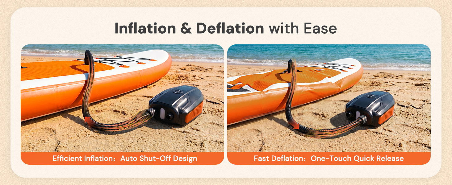Electric Paddle Board Pump User-Friendly Design