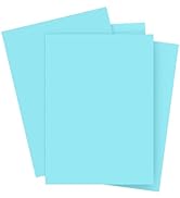 Light Blue Cardstock 8.5" x 11 ",Cardstock Paper