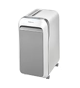 Fellowes LX22M 20 Sheet P-4 Micro-Cut, Heavy Duty Paper Shredder for Office, 100% Jam Proof (White)