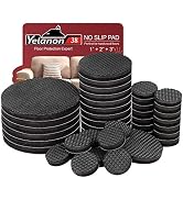 Non Slip Furniture Pads -38 pcs(1+2+3)" Furniture Grippers Hardwood Floors , Non Skid for Furnitu...