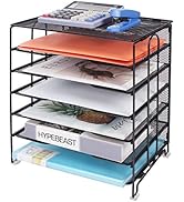 Univivi Desk Organizers and Accessories,Office Organizers for Desk,Paper Storage Organizer,Office...