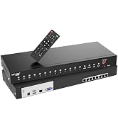 MT-VIKI HDMI/VGA Rack Mount KVM Switch Over CAT6 Cable, 8 Port CAT7 KVM Console
